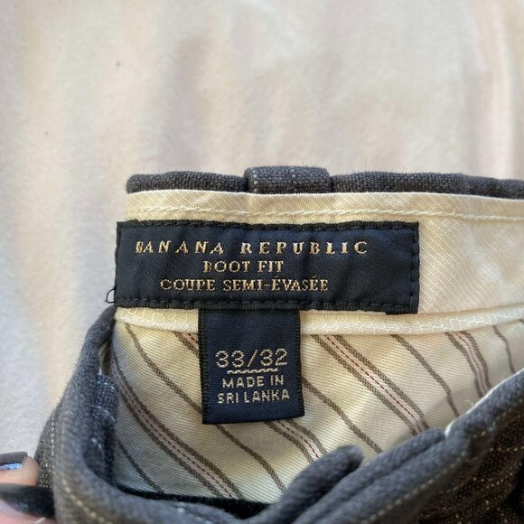 Banana Republic Pinstripe Trousers - Picture 2 of 4